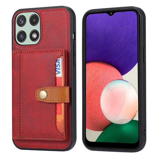 BOYU Buckle Cards Pocket Galaxy A22s Leather Case