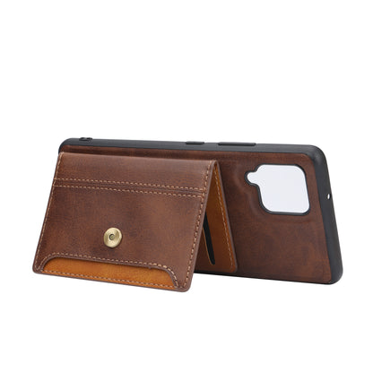 BOYU Buckle Cards Pocket Galaxy A42 Leather Case