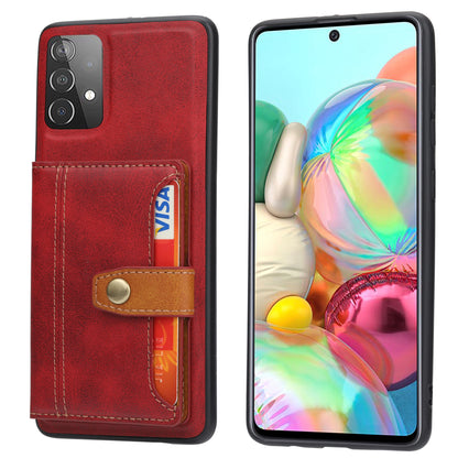 BOYU Buckle Cards Pocket Galaxy A52s Leather Case