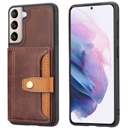 BOYU Buckle Cards Pocket Galaxy S23 Leather Case