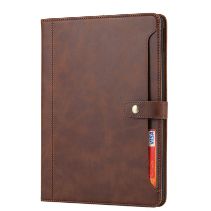 BOYU Buckle Cards Pocket iPad 7 Leather Case