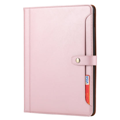 BOYU Buckle Cards Pocket iPad 7 Leather Case