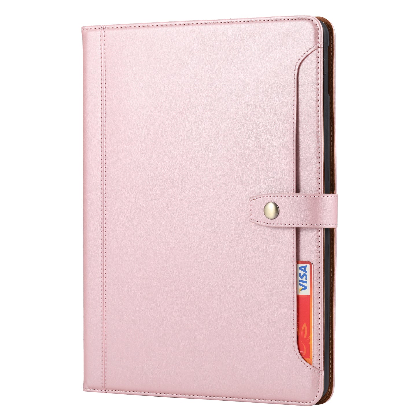 BOYU Buckle Cards Pocket iPad 10 Leather Case