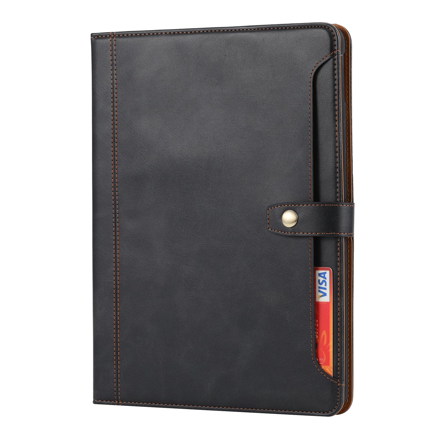 BOYU Buckle Cards Pocket iPad 10 Leather Case