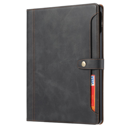 BOYU Buckle Cards Pocket iPad Air 13 Leather Case