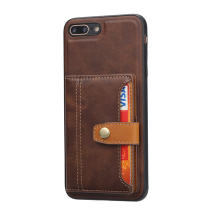 BOYU Buckle Cards Pocket iPhone 7 Plus Leather Case