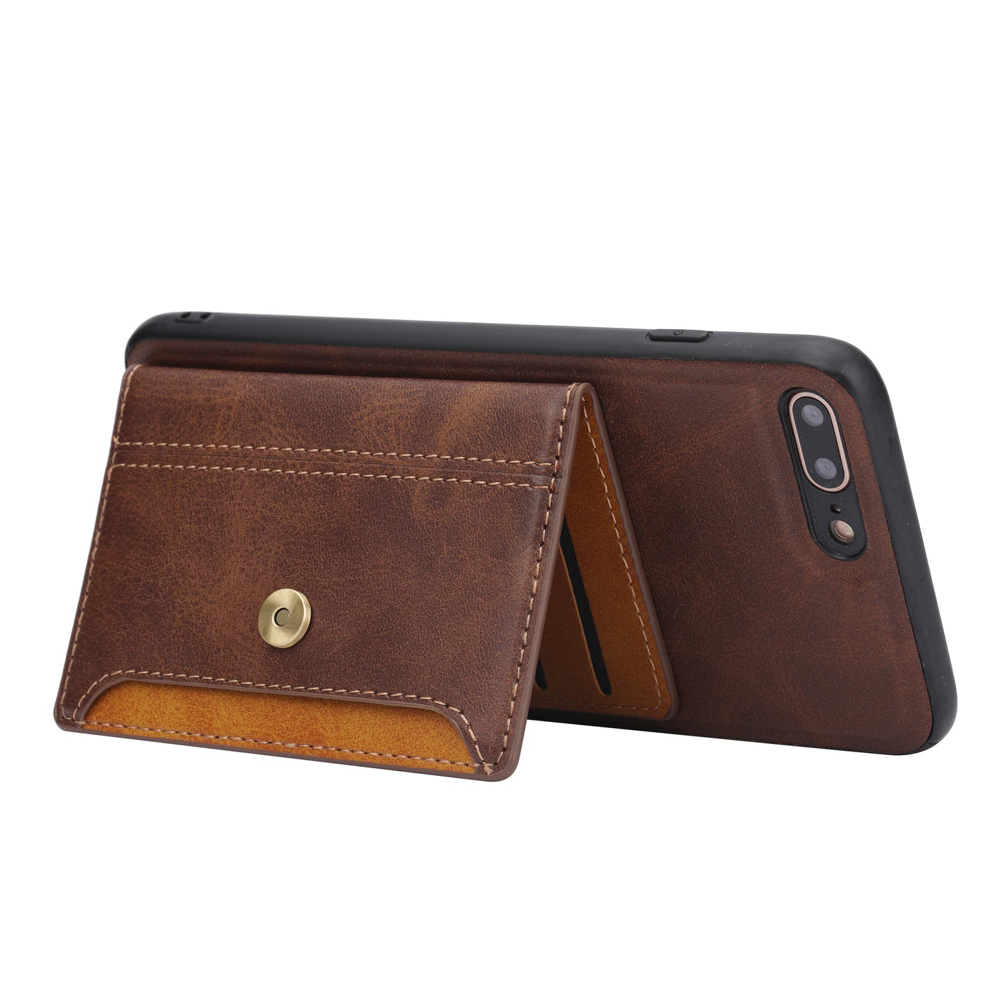 BOYU Buckle Cards Pocket iPhone 7 Plus Leather Case