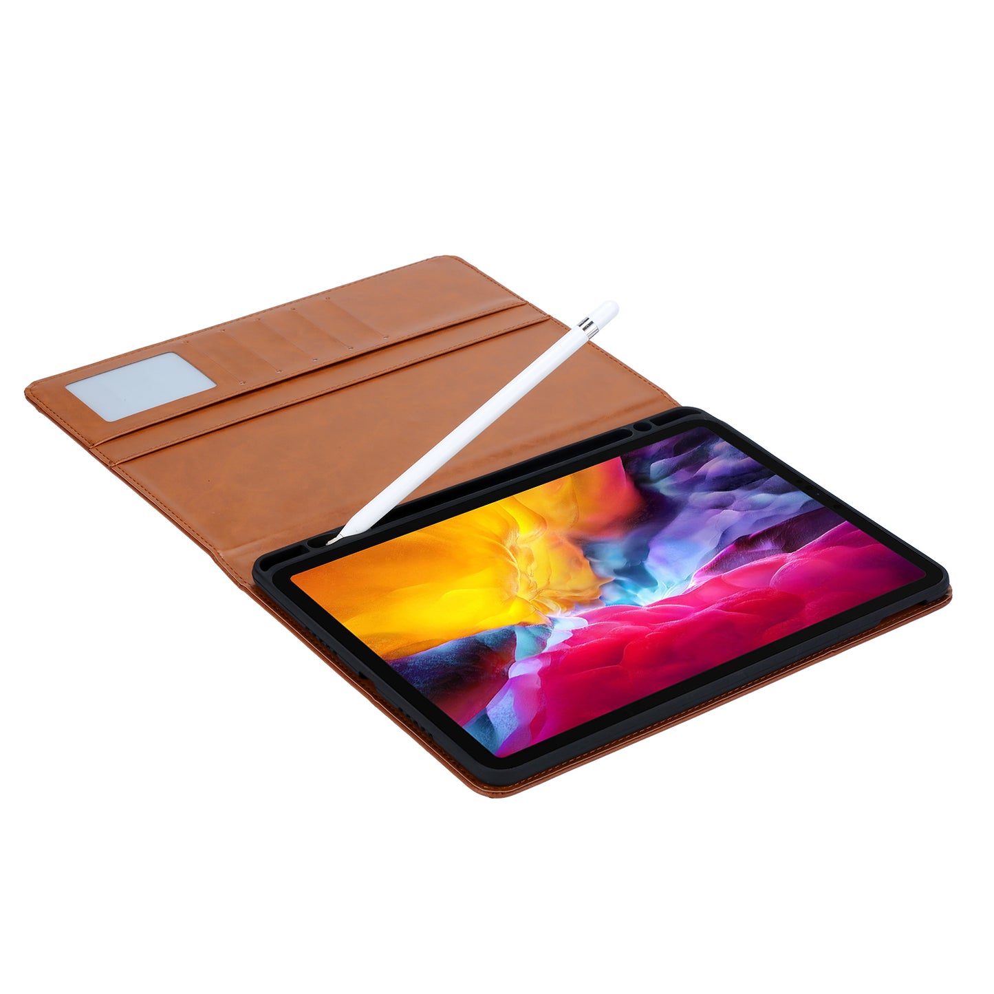 BOYU Knead Notes Pocket iPad Air 6 11" Leather Case