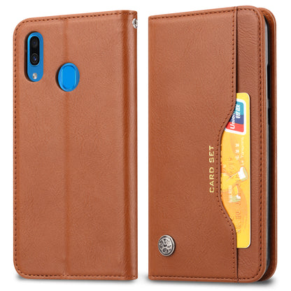 BOYU Knead Notes Pocket Galaxy A30 Leather Case