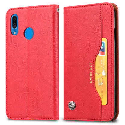 BOYU Knead Notes Pocket Galaxy A30 Leather Case