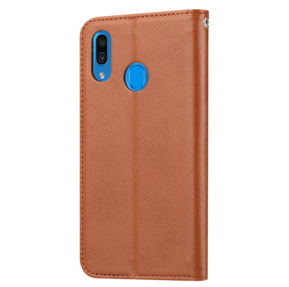 BOYU Knead Notes Pocket Galaxy A30 Leather Case