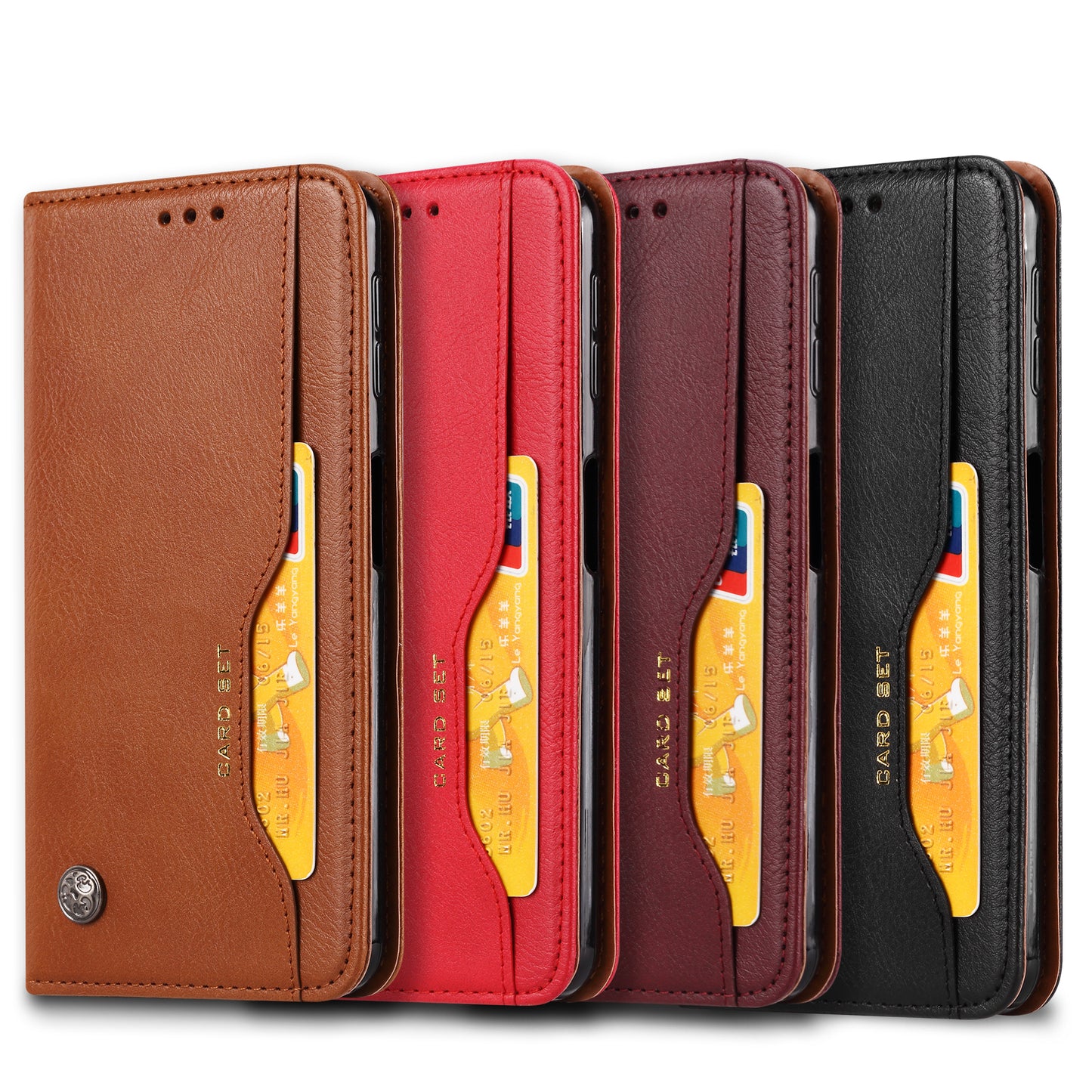 BOYU Knead Notes Pocket Galaxy A30s Leather Case