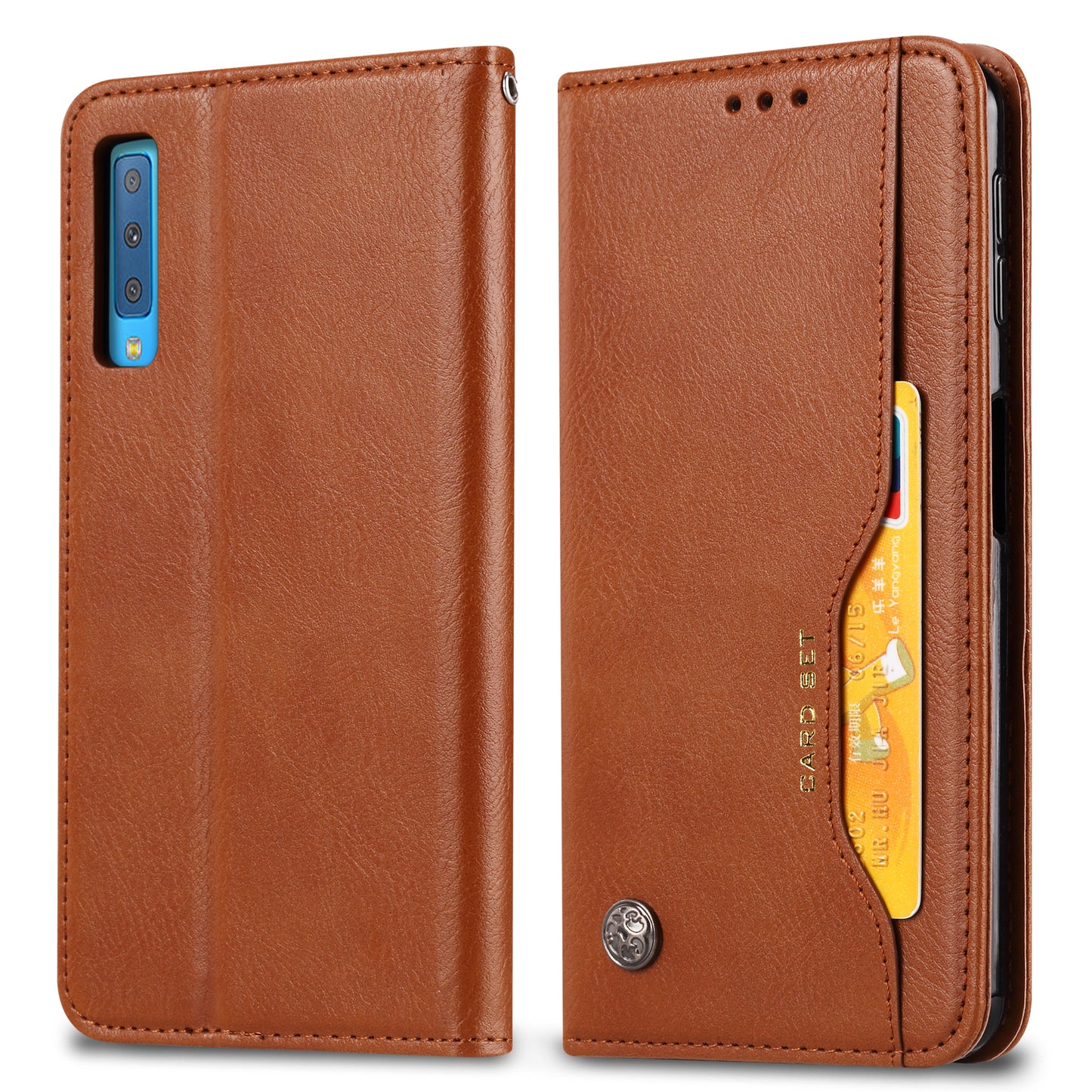 BOYU Knead Notes Pocket Galaxy A30s Leather Case