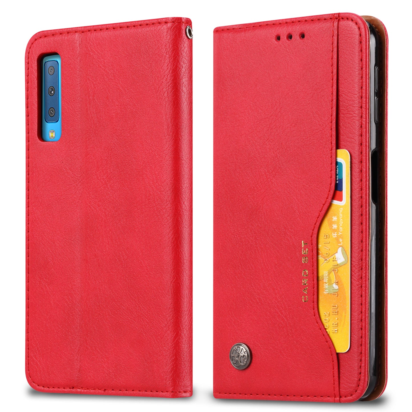 BOYU Knead Notes Pocket Galaxy A30s Leather Case