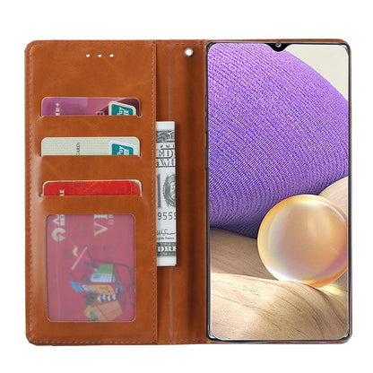 BOYU Knead Notes Pocket Galaxy A32 Leather Case