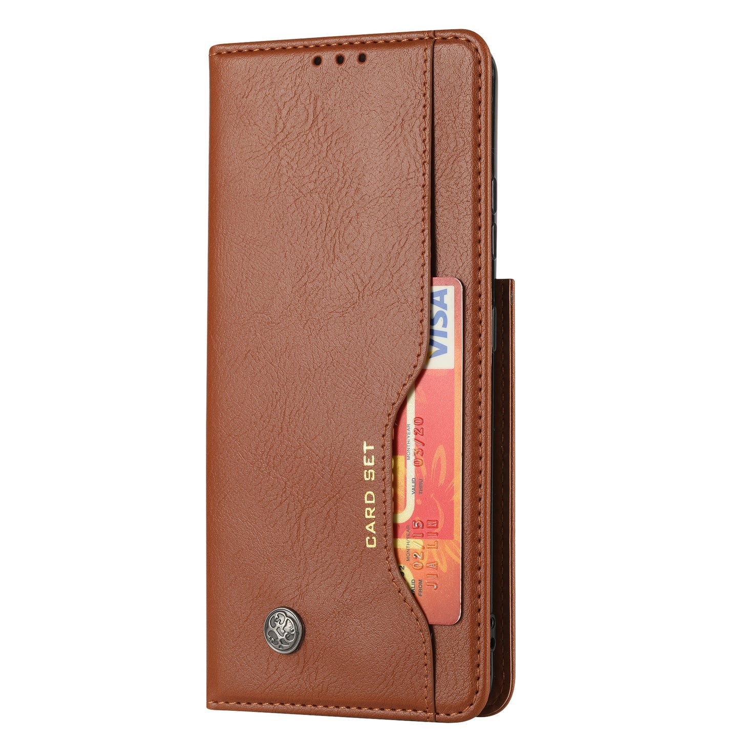 BOYU Knead Notes Pocket Galaxy S21 Ultra Leather Case