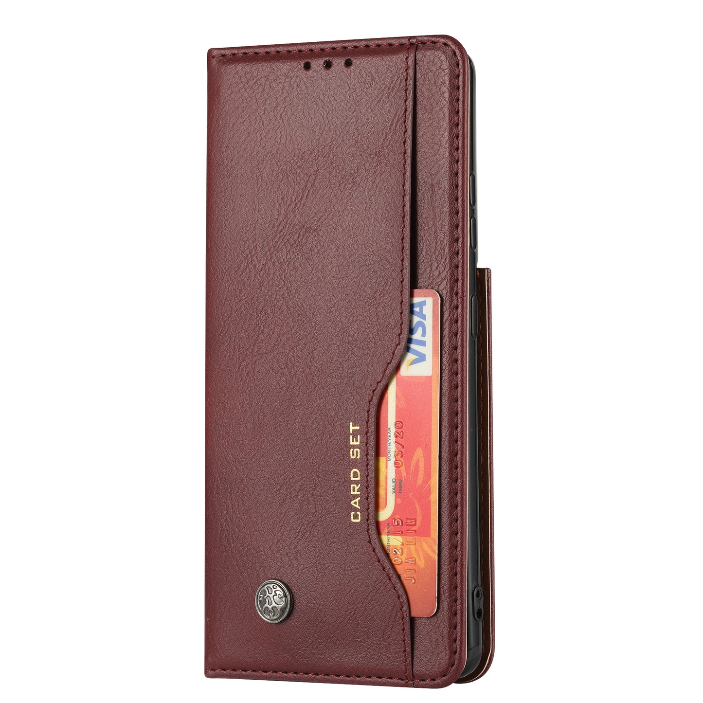 BOYU Knead Notes Pocket Galaxy S21 Ultra Leather Case