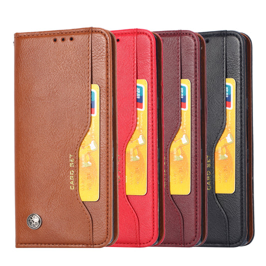 BOYU Knead Notes Pocket Galaxy S24 Leather Case