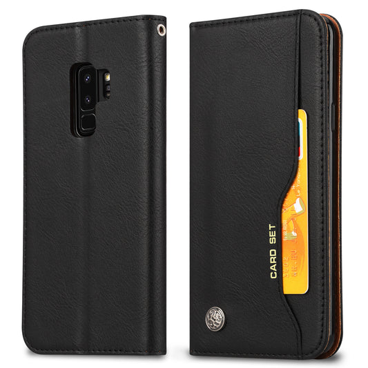 BOYU Knead Notes Pocket Galaxy S9+ Leather Case