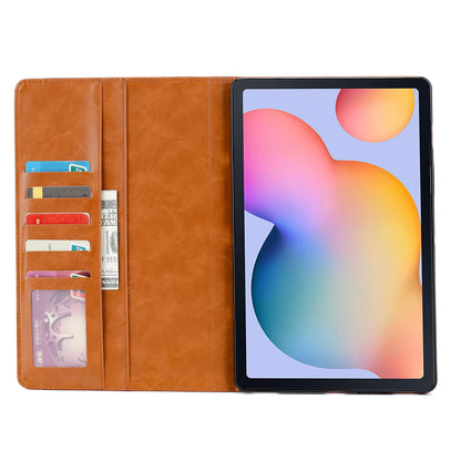 BOYU Knead Notes Pocket Galaxy Tab A8 Leather Case