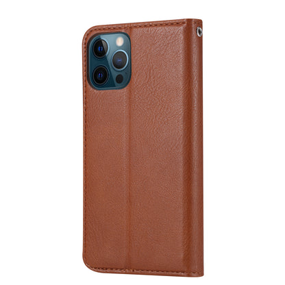 BOYU Knead Notes Pocket iPhone 13 Pro Max Leather Case