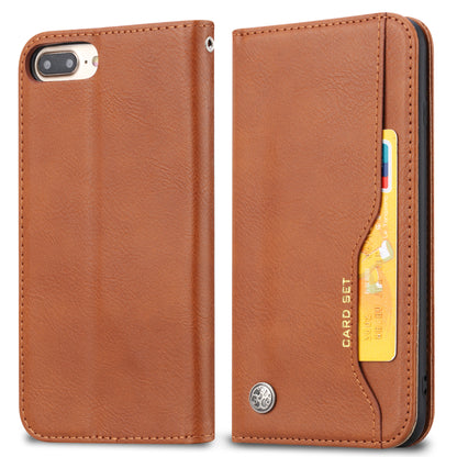 BOYU Knead Notes Pocket iPhone 8 Plus Leather Case