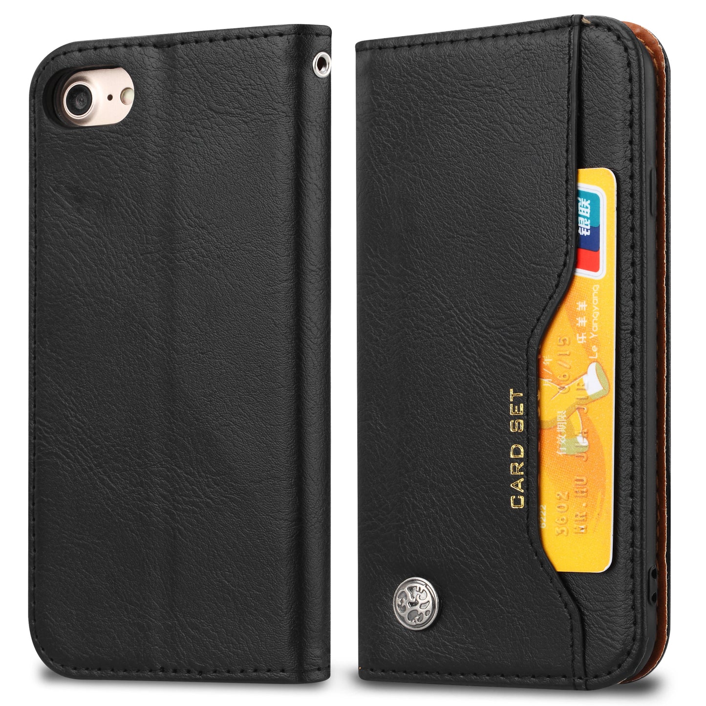 BOYU Knead Notes Pocket iPhone SE 2024 Leather Case