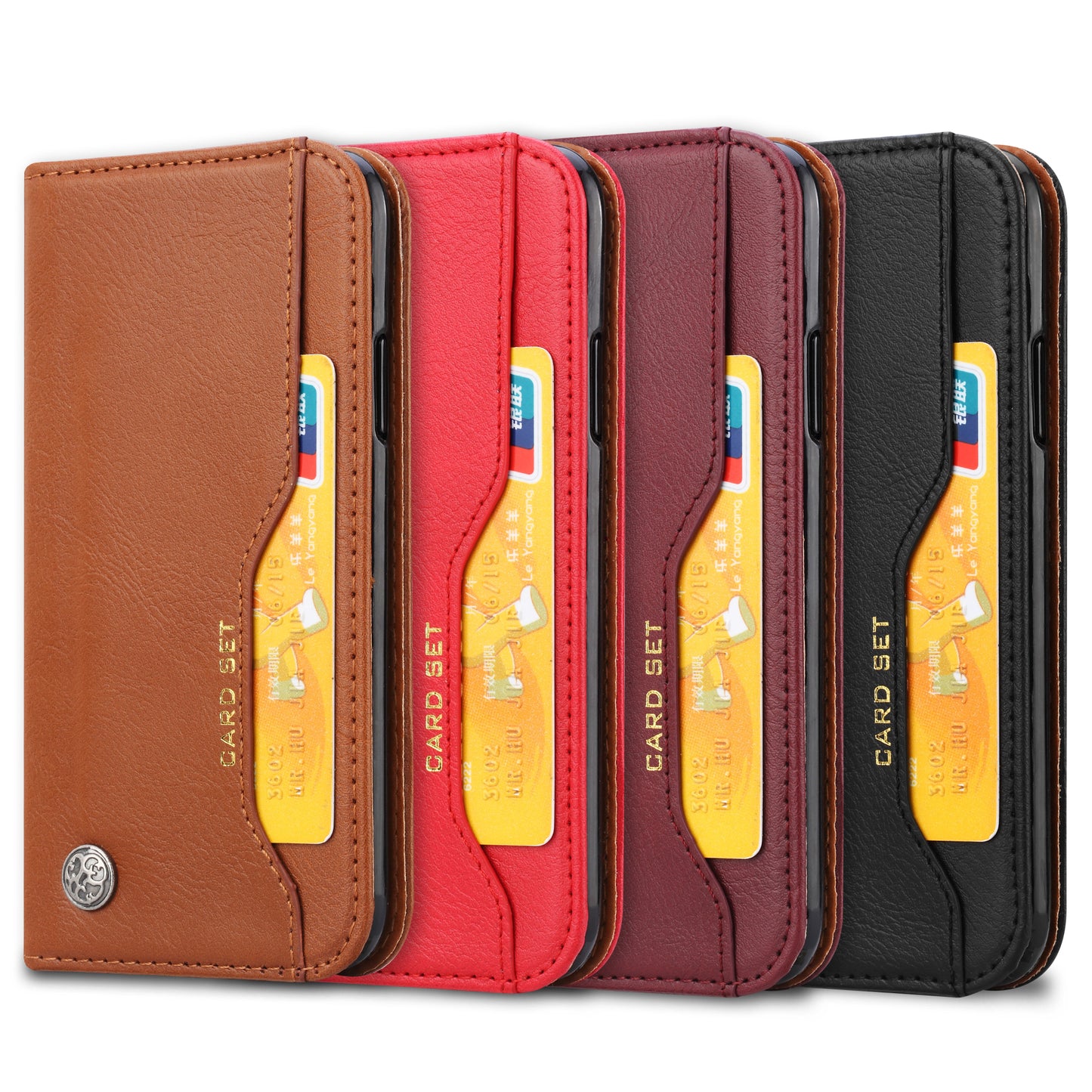 BOYU Knead Notes Pocket iPhone X Xs Leather Case