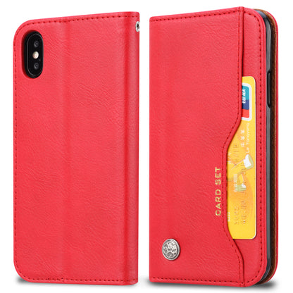 BOYU Knead Notes Pocket iPhone X Xs Leather Case