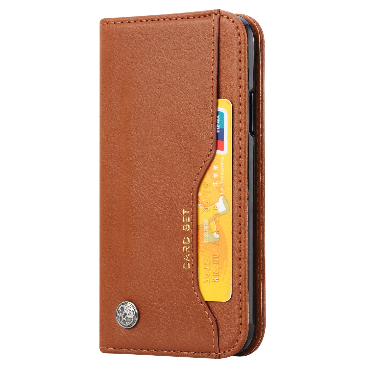 BOYU Knead Notes Pocket iPhone X Xs Leather Case