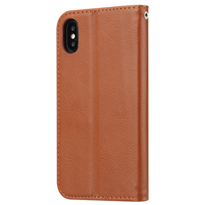 BOYU Knead Notes Pocket iPhone X Xs Leather Case