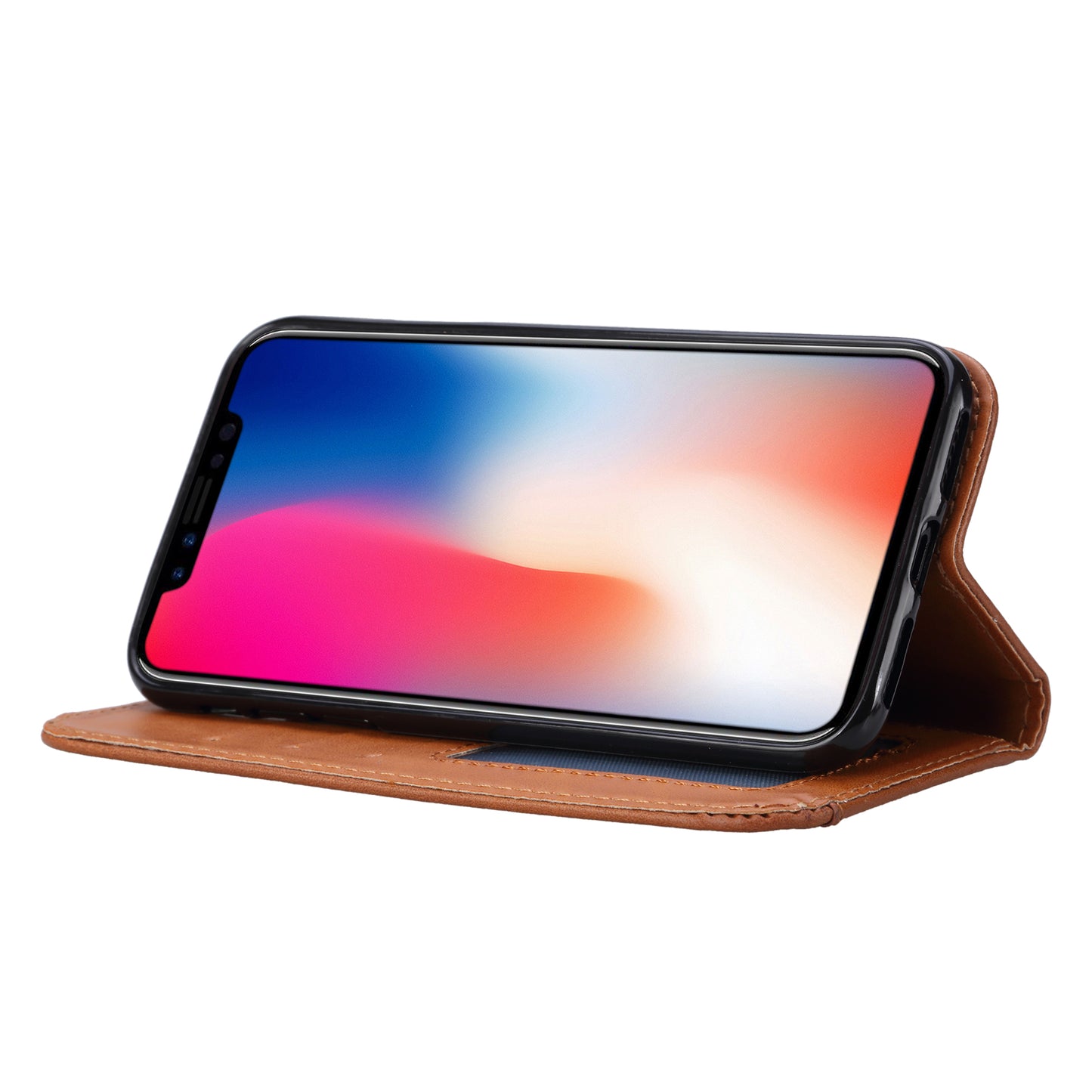 BOYU Knead Notes Pocket iPhone Xs Max Leather Case