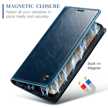 CASEME Luxury Retro Galaxy A12 Leather Case Magnetic