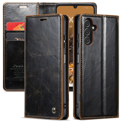 CASEME Luxury Retro Galaxy A15 Leather Case Magnetic