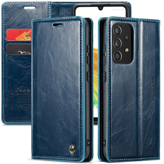 CASEME Luxury Retro Galaxy A33 Leather Case Magnetic