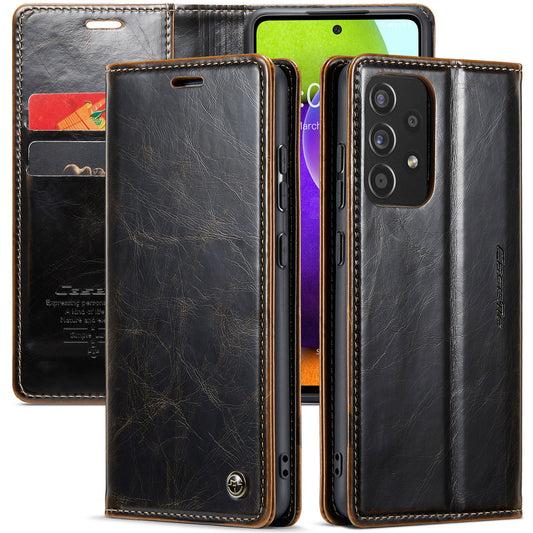 CASEME Luxury Retro Galaxy A52s Leather Case Magnetic