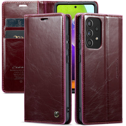 CASEME Luxury Retro Galaxy A52s Leather Case Magnetic