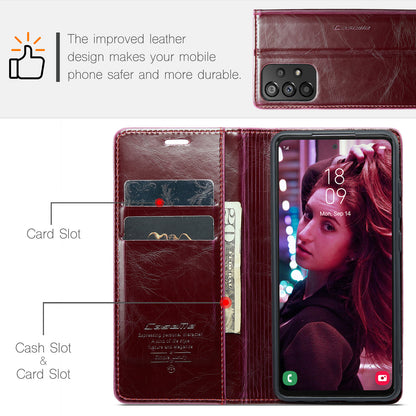 CASEME Luxury Retro Galaxy A53 Leather Case Magnetic