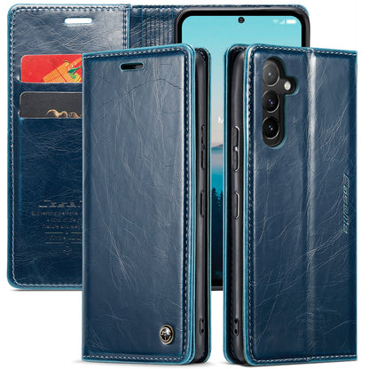 CASEME Luxury Retro Galaxy A54 Leather Case Magnetic