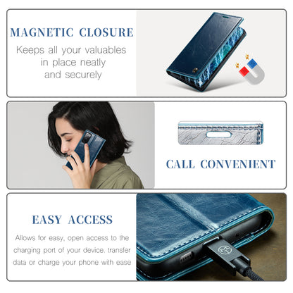 CASEME Luxury Retro Galaxy S20 FE Leather Case Magnetic