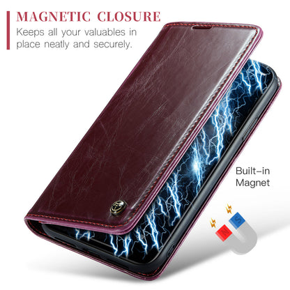 CASEME Luxury Retro iPhone 11 Pro Leather Case Magnetic