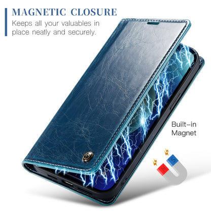 CASEME Luxury Retro iPhone 12 Mini Leather Case Magnetic