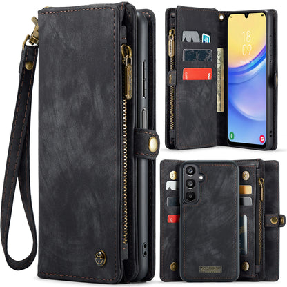 CASEME Vertical Card Holder Galaxy A05 Leather Case Lanyard