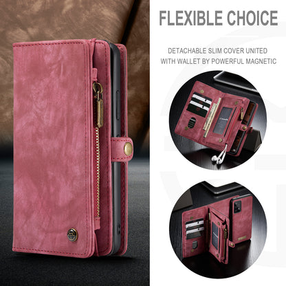 CASEME Vertical Card Holder Galaxy A33 Leather Case Lanyard