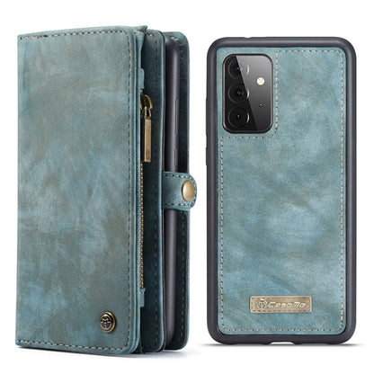 CASEME Vertical Card Holder Galaxy A72 Leather Case Lanyard