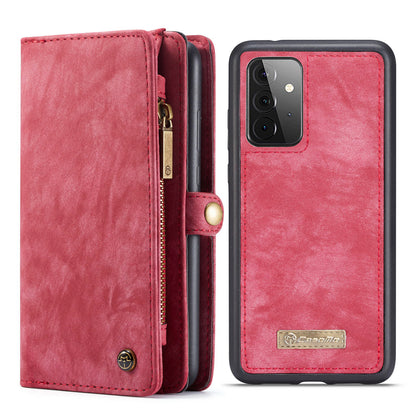 CASEME Vertical Card Holder Galaxy A72 Leather Case Lanyard