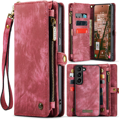 CASEME Vertical Card Holder Galaxy S23 Leather Case Lanyard