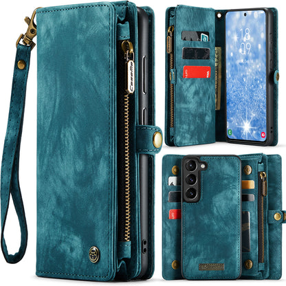 CASEME Vertical Card Holder Galaxy S23 Leather Case Lanyard