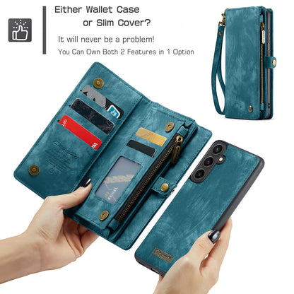 CASEME Vertical Card Holder Galaxy S23 FE Leather Case Lanyard