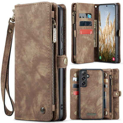 CASEME Vertical Card Holder Galaxy S24+ Leather Case Lanyard